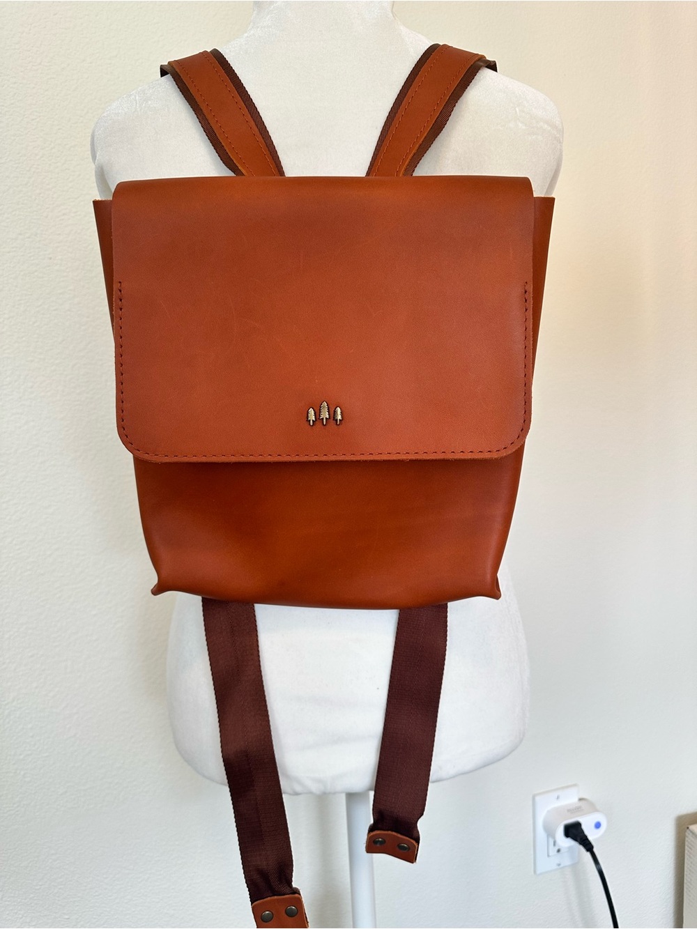 Portland Leather Goods Sierra Backpack 100% Leather Tuscany brown